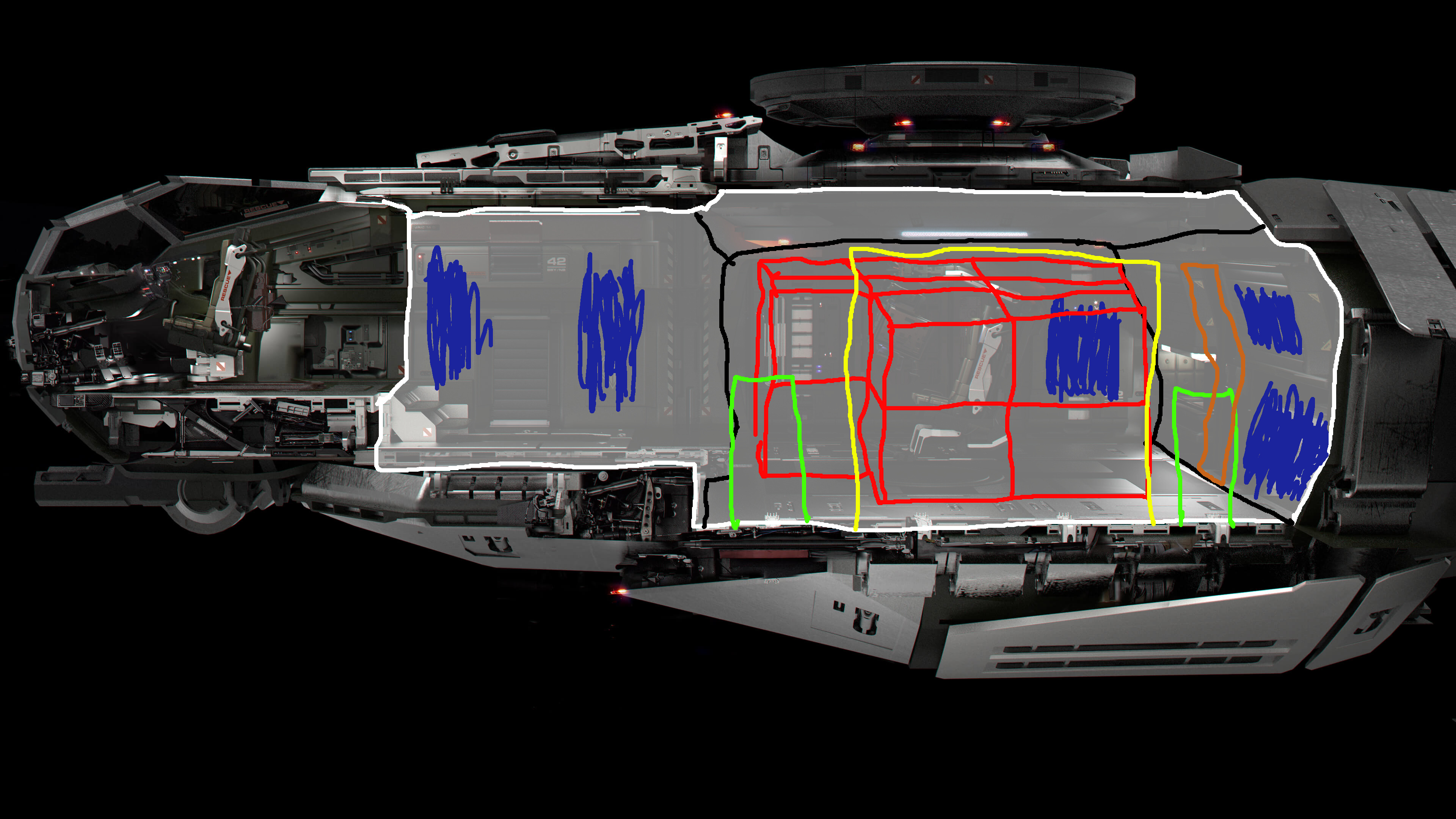 Amazing example of photoshop skills that display the interior of the Terrapin as if it had a cargo grid and slight rearrangement or internal layout