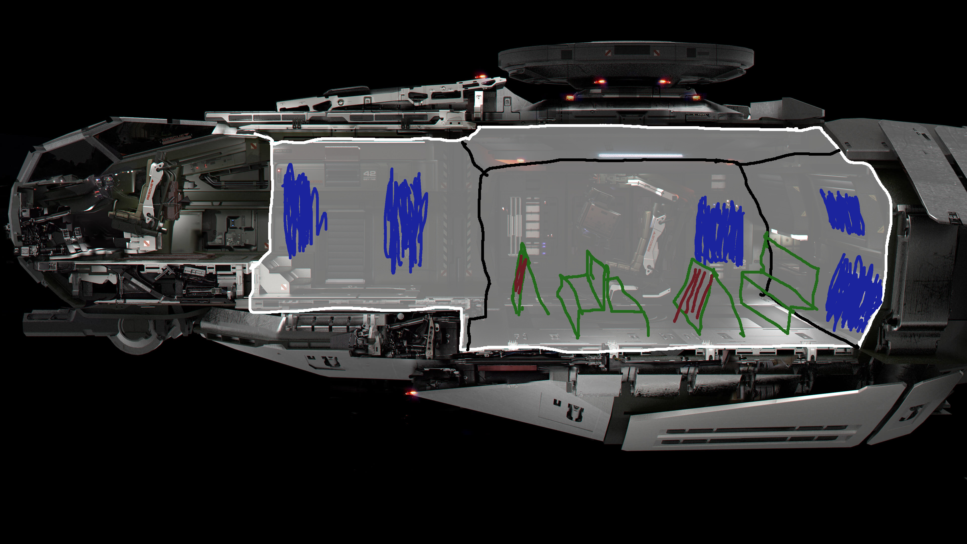 My best example yet.  A fully fledged dropship version of the Terrapin! seating for a small elite team of commands!