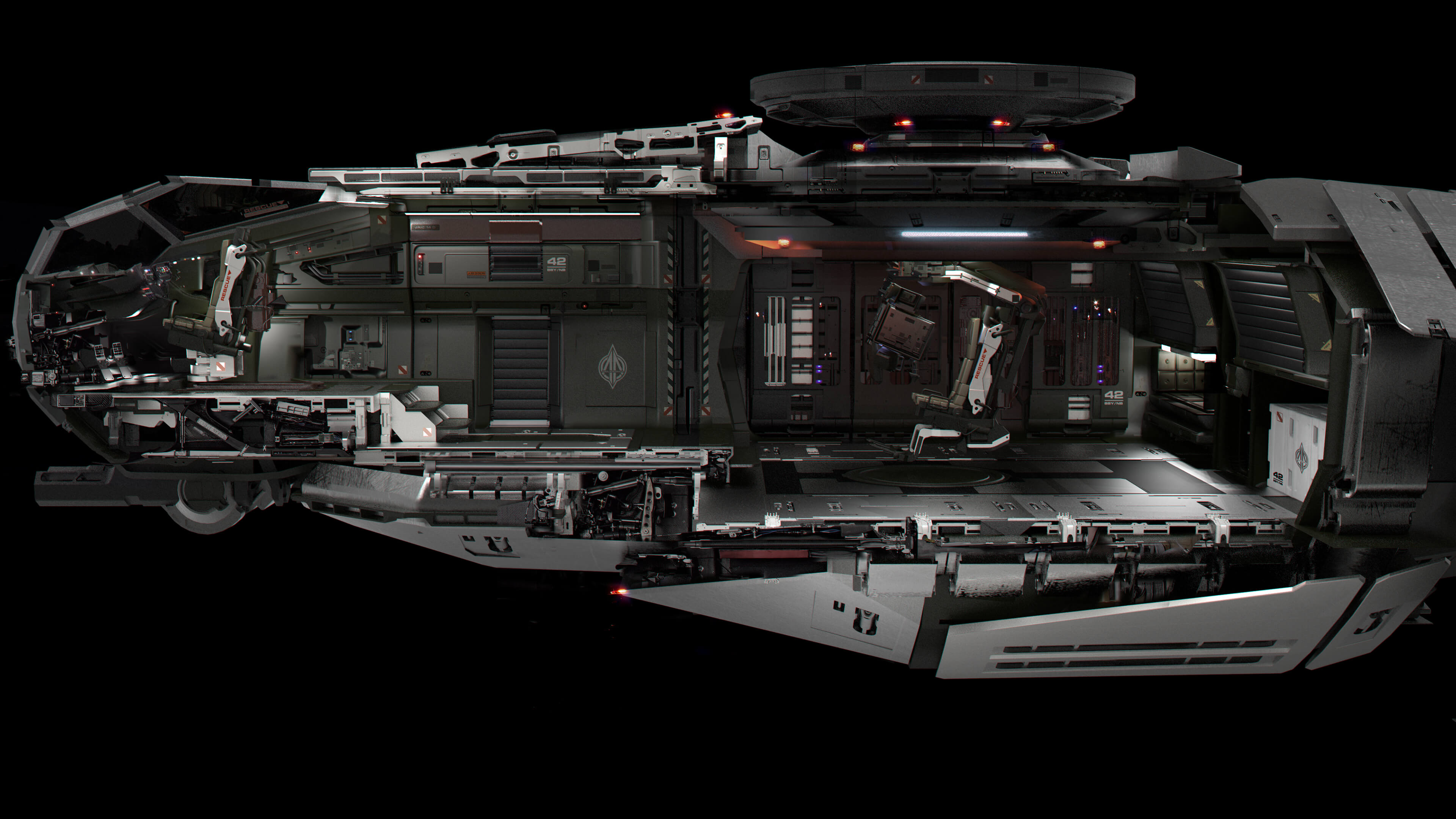 A cutaway view of the interior of the Terrapin, This is a Data image and not current, I will attempt to point out the differences.